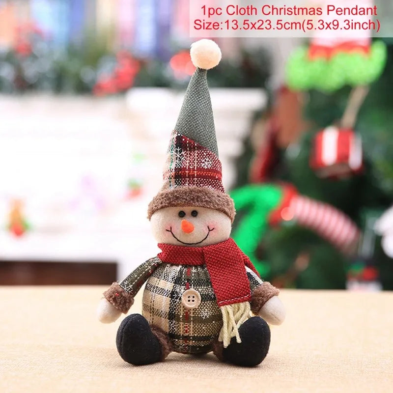 Christmas Standing Doll – Santa, Snowman & Reindeer Decoration