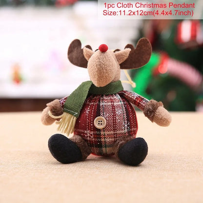 Christmas Standing Doll – Santa, Snowman & Reindeer Decoration