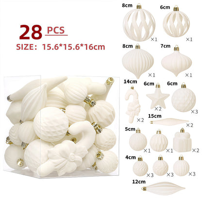 Royal Velvet Christmas Balls – Multi-Size 28pcs Ornament Bundle