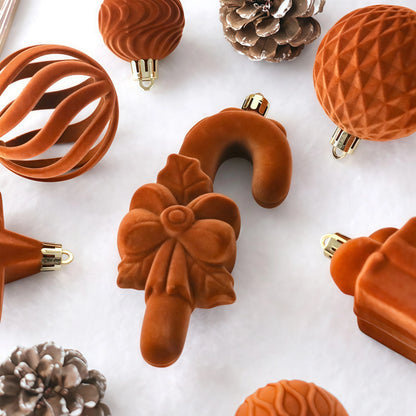 Royal Velvet Christmas Balls – Multi-Size 28pcs Ornament Bundle