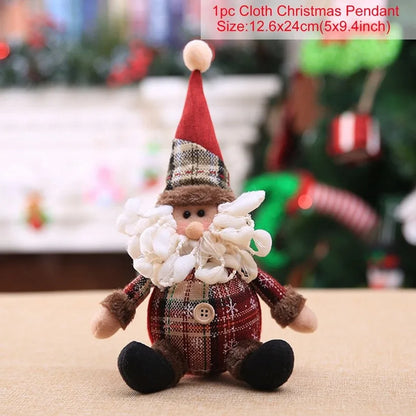 Christmas Standing Doll – Santa, Snowman & Reindeer Decoration