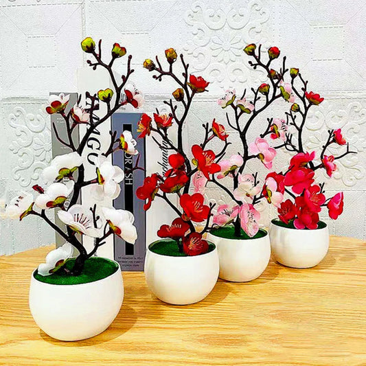 Eternal Blossom Bonsai – Decorative Plum Flower Tree